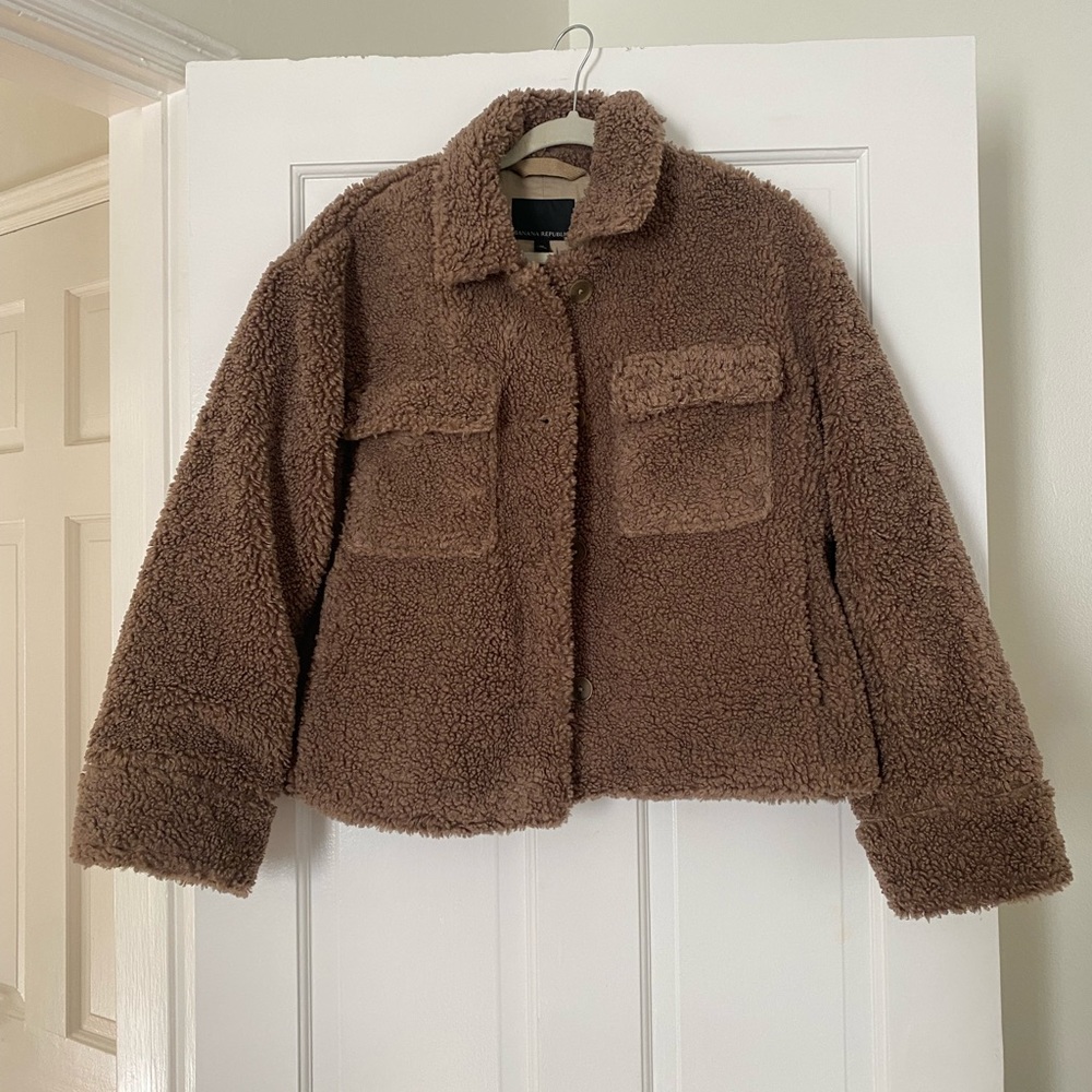 Banana Republic Oversized Teddy Jacket